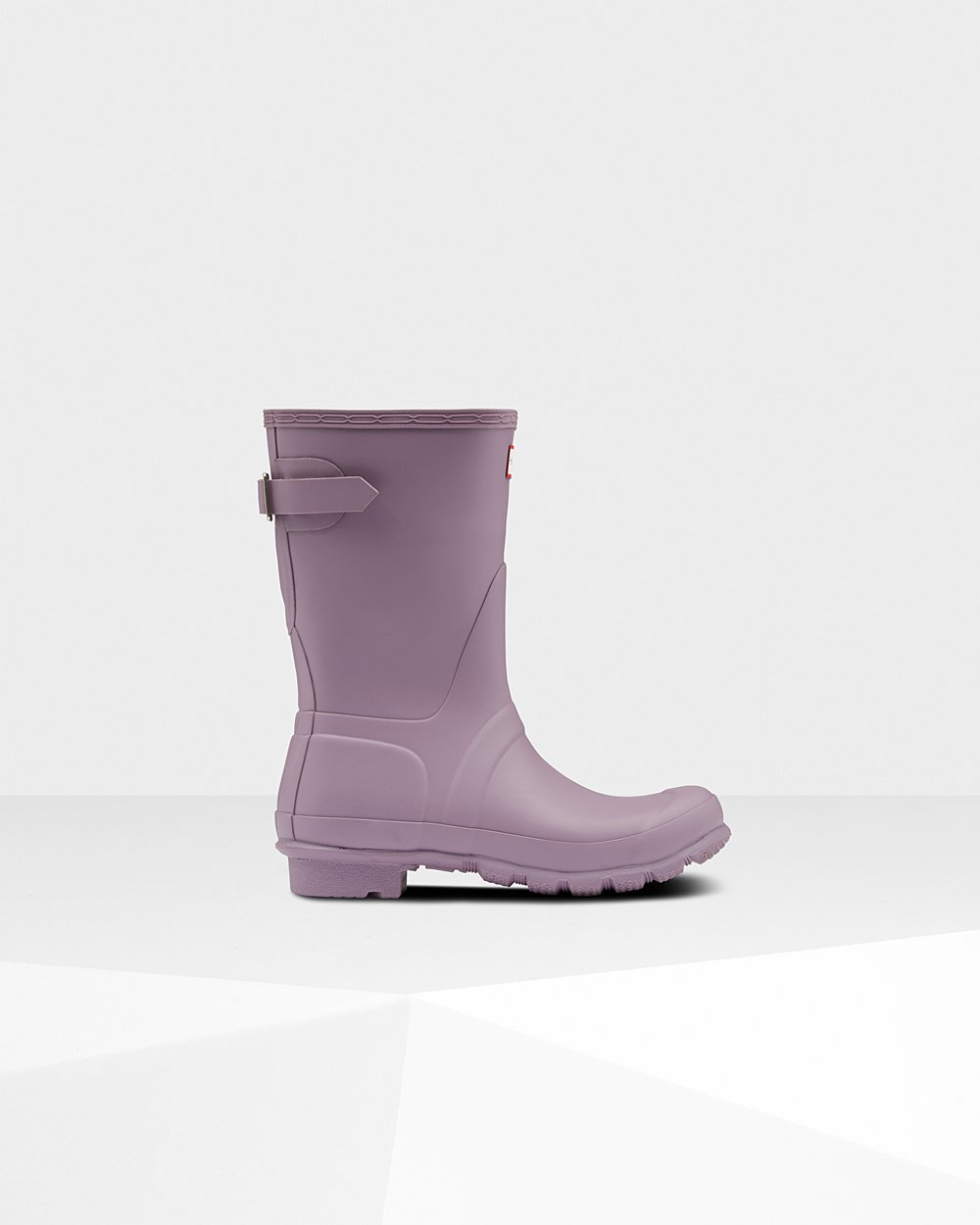 Hunter Original Back Adjustable For Women - Short Rain Boots Purple | India QFYXG0621